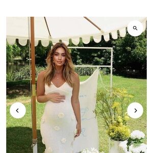 Elegant Cream Maxi Dress